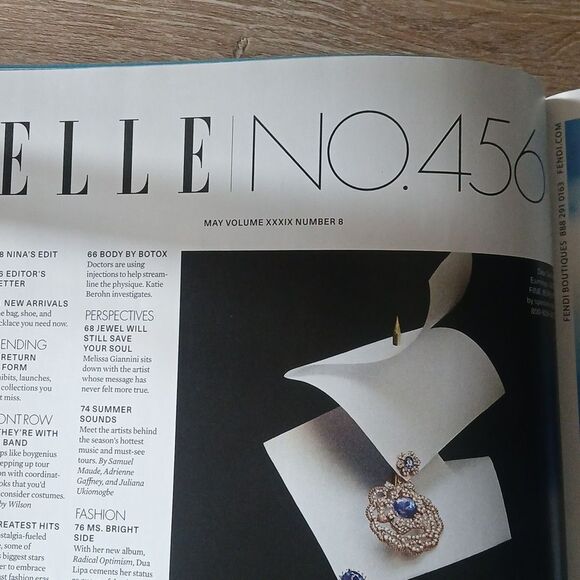 Elle Magazine Hearst Publication May 2024 The Music Issue Lifestyle Fashion - Picture 4 of 6